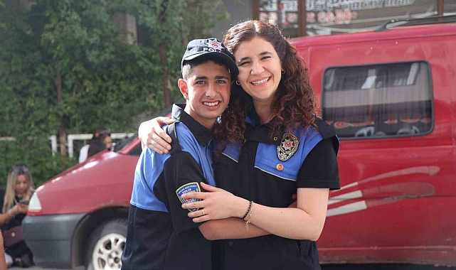 Polis üniforma hayali gerçek oldu