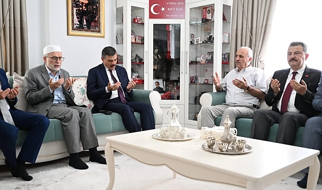 Şehit ailelerine vefa ziyaretleri