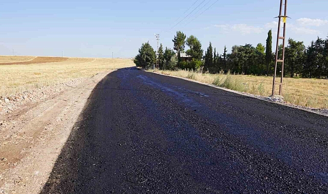 Şikayetlere neden olan yol asfaltlandı