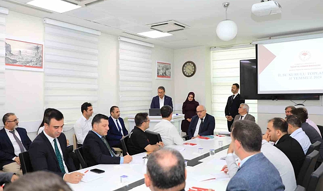 Su kurulu toplantısı yapıldı Bitlis'te