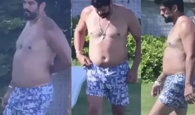 Tatildeki halini görenler şaşkınlığını gizleyemedi