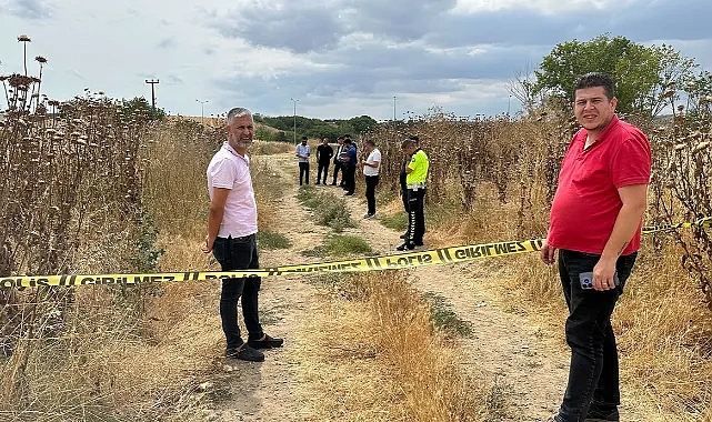 Tekirdağ'da otluk alanda ceset bulundu