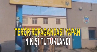 Terör propagandası yapan 1 kişi yakalandı