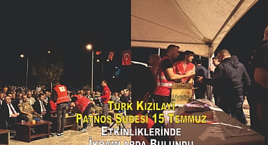 Türk Kızılayı Patnos Şubesi 15 Temmuz Etkinliklerinde İkramlarda Bulundu