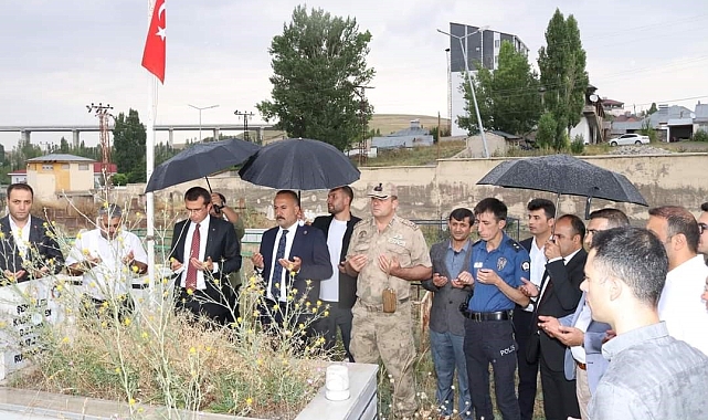 Tutak'ta 15 Temmuz şehitleri anıldı