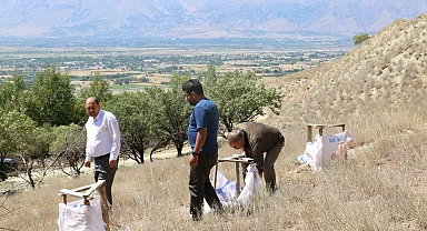Tuz çalısı Demonstrasyonu sürüyor Erzincan'da