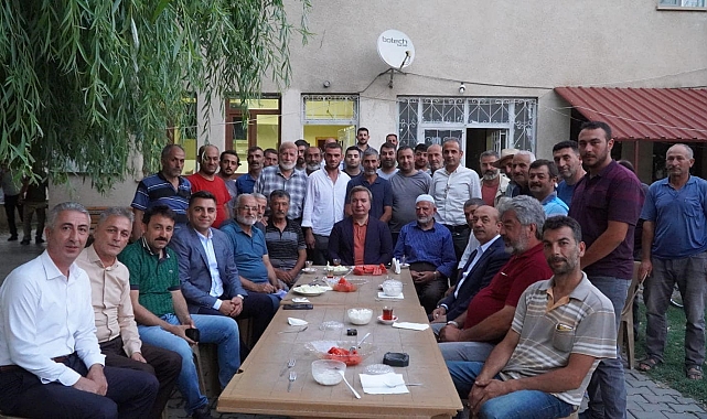 Uluköy köyü sakinleriyle bir araya geldi Vali Aydoğdu
