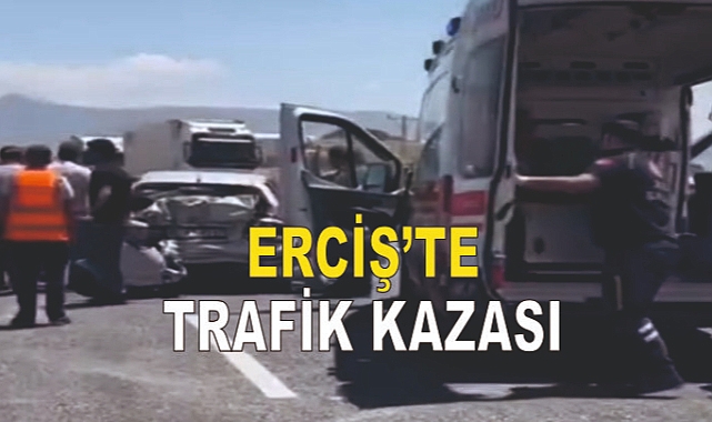 Erciş'te trafik kazası: 1 yaralı