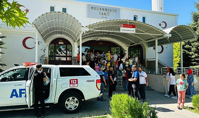 Afet farkındalığı oluşturuldu Kur'an Kursu talebelerine
