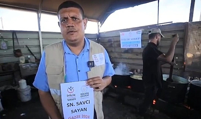 Ağrı Eski Belediye Başkanı Savcı Sayan Gazze'ye sıcak yemek yardımında Bulundu