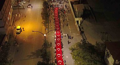 Ahlat'ta Milli Birlik Yürüyüşü