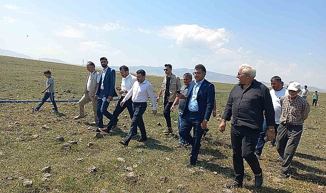 AK Parti Kars Milletvekili Çalkın, sondaj ve güneş enerji sistemini yerinde gördü