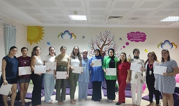Aydın’da Gebe Okulu katılımcıları eğitimlerini başarıyla tamamlandı