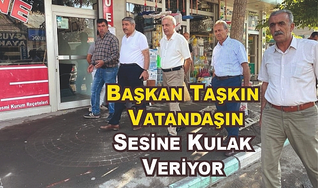 Başkan Taşkın, Vatandaşla Bir Araya Geldi