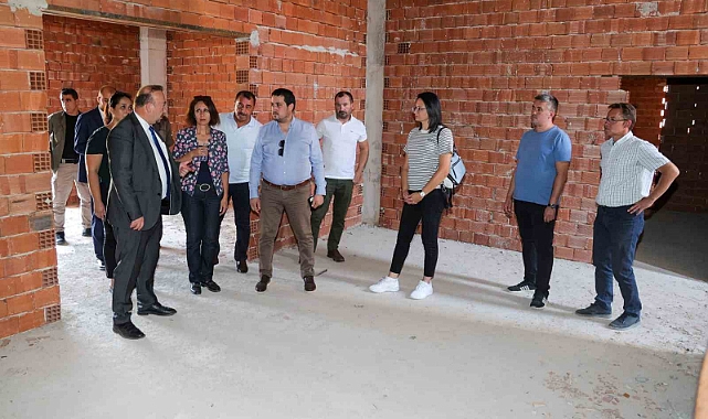 Başkan Yalım çalışmaları yerinde inceledi