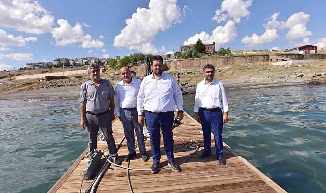 Bitlis'te değişken seviyeli yeni iskele yapıldı