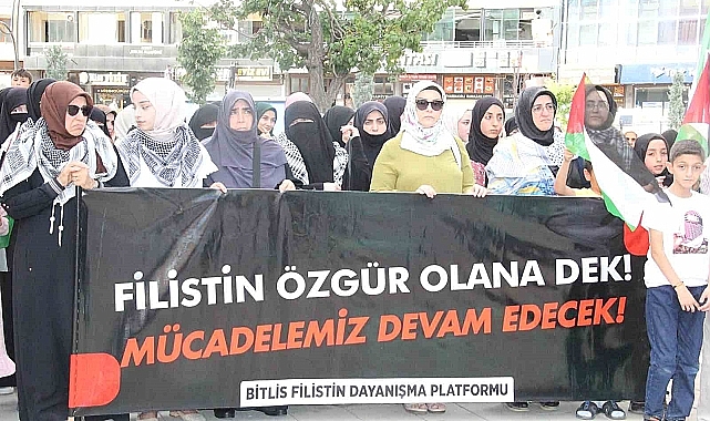 Bitlis'te İsmail Haniye için gıyabi cenaze namazı kılındı
