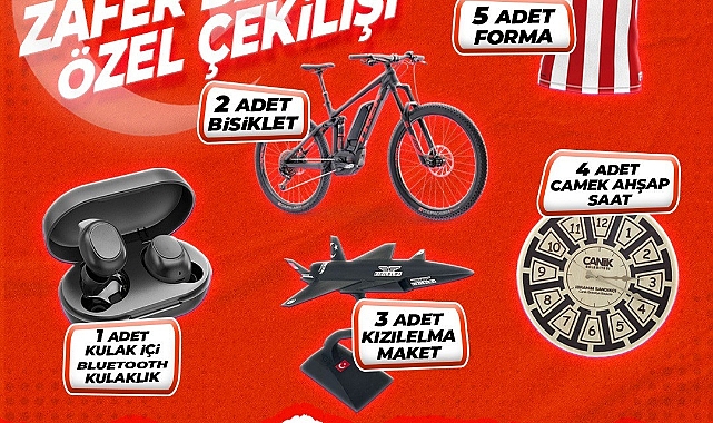 Canik, 30 Ağustos’ta hediye dağıtacak