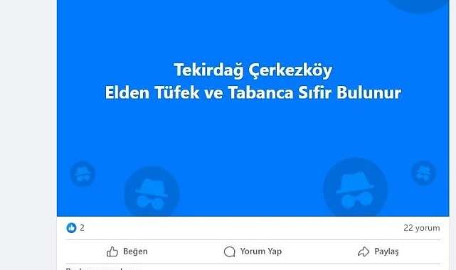 Cinayetin silahını ilanla aramış: Cinayet önceden geliyorum demiş
