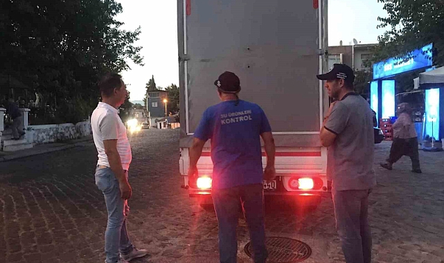 Didim’de su ürünleri nakil araçları denetlendi