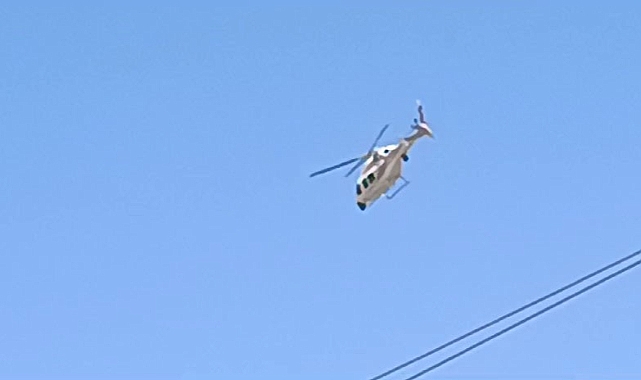 Diyarbakır’da Emniyetin helikopteri kayıp Narin için havalandı