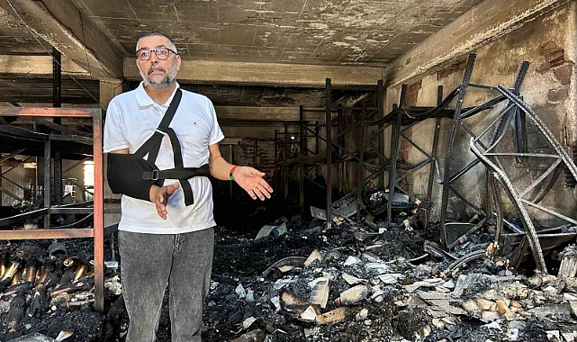 Ekmek teknesi yanan esnaf: “20 yıllık emeğimizin kül oluşunu izledik”