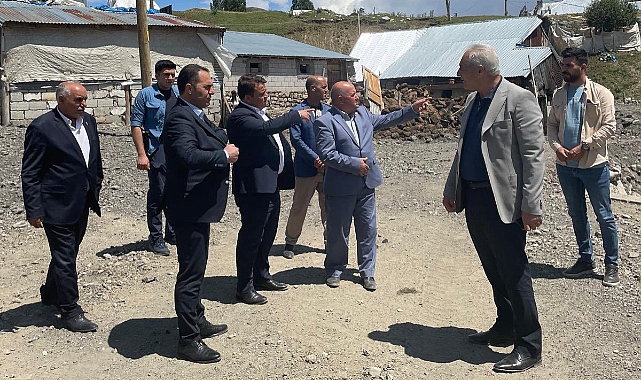 Eleşkirt Kaymakamı Saygılı Akyumak Köyünde İncelemede Bulundu