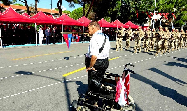 Engelli vatandaştan anlamlı selam