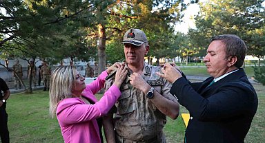 Erzincan İl Jandarma Komutanlığında rütbe terfi töreni düzenlendi