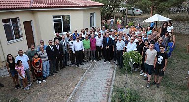 Erzincan Valisi Aydoğdu, Ergan köyü sakinleriyle bir araya geldi