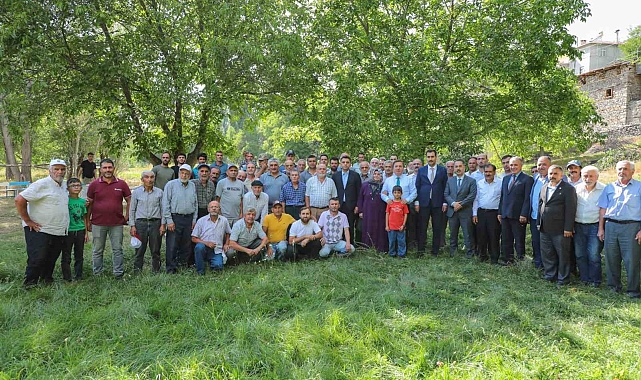 Erzincan Valisi Hamza Aydoğdu, Hakbilir köy sakinleriyle buluştu