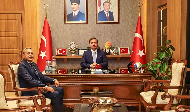 Erzincan Valisi Hamza Aydoğdu'ya yeni İl Emniyet Müdürü ve POMEM Müdüründen ziyaret