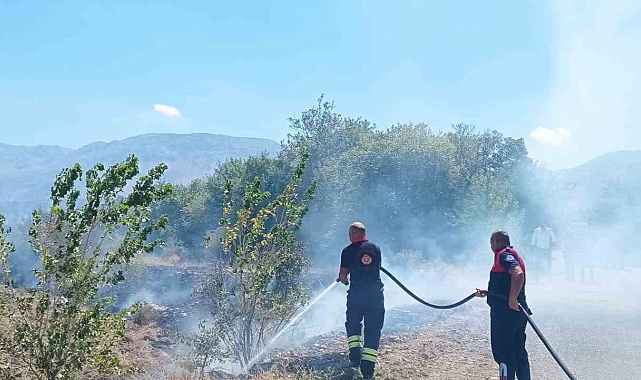 Erzincanda Yangın Söndürüldü