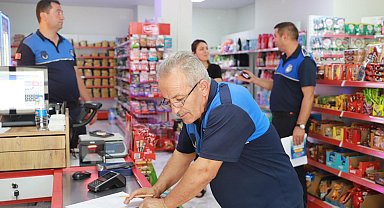 Erzincan'da Zabıta ekipleri büfe ve tekel bayi denetimi yaptı