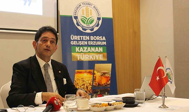 Erzurum Borsası Başkanı Basınla Biraraya Geldi