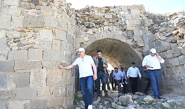 Erzurum Valisi Mustafa Çiftçi'nin tabya mesaisi