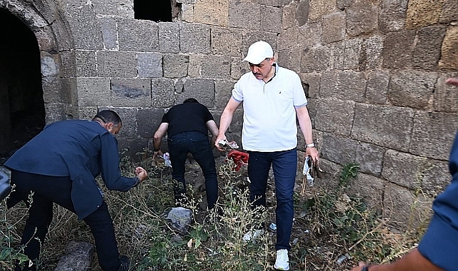 Erzurum Valisi Mustafa Çiftçi tabyalarda incelemelerde bulundu