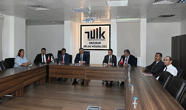 Erzurum Valisi Mustafa Çiftçi'ye TUİK brifingi