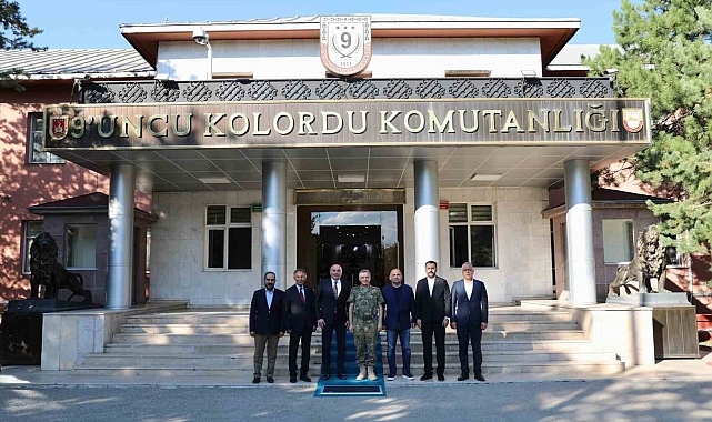 ETSO heyetinden 9. Kolordu Komutanı Tümgeneral Tuncay Altuğ'a hayırlı olsun ziyareti