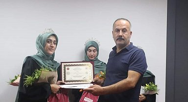 Hafızlar için icazet ve taç giyme merasimi yapıldı Tutak'ta