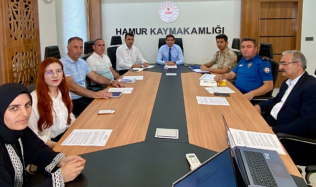 Hamur’da Kadına Yönelik Şiddetle Mücadele Toplantısı Yapıldı