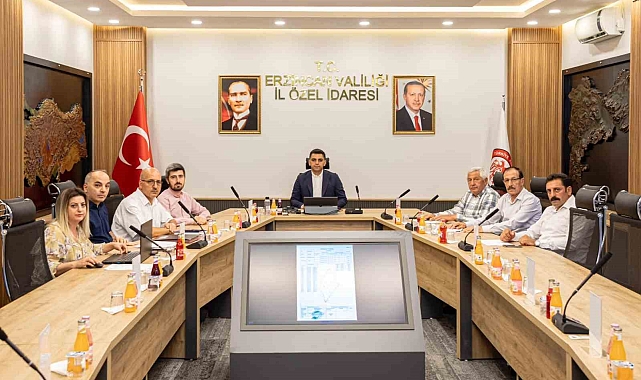 İl Encümen toplantısı yapıldı Erzincan da