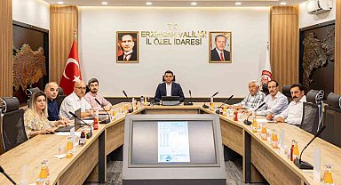 İl Encümen toplantısı yapıldı Erzincan da