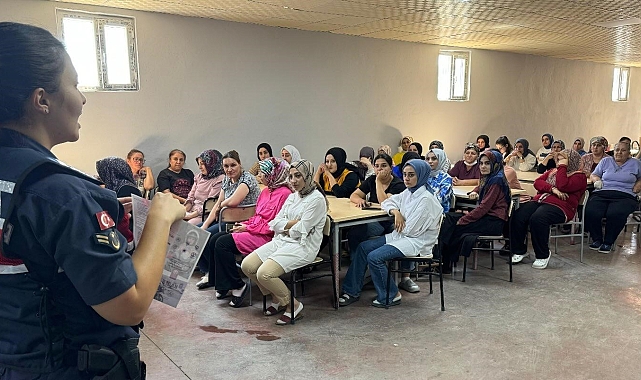 jandarma ekipleri KADES uygulamasını tanıttı