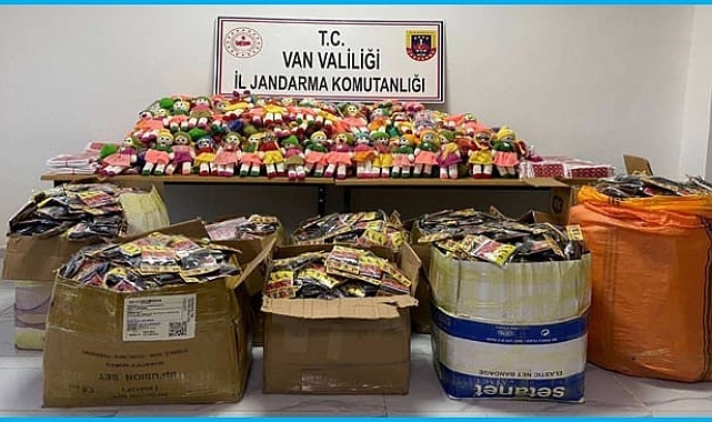 Jandarma gümrük kaçağı malzemeler ele geçirildi