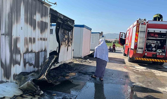 Kahramanmaraş Havalimanı’nda yangın