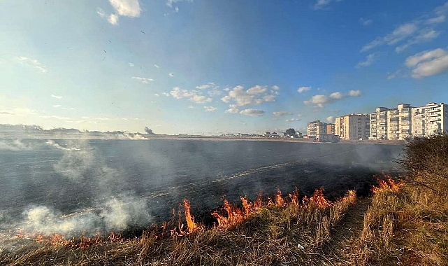 Kapaklı’da Yeni Sanayi Sitesi mevkiinde yangın