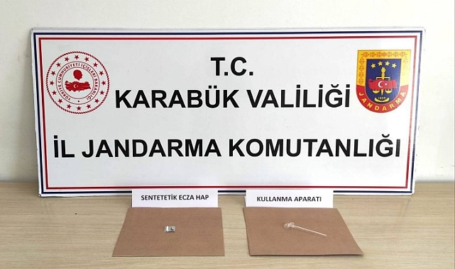 Karabük’te uyuşturucu operasyonu