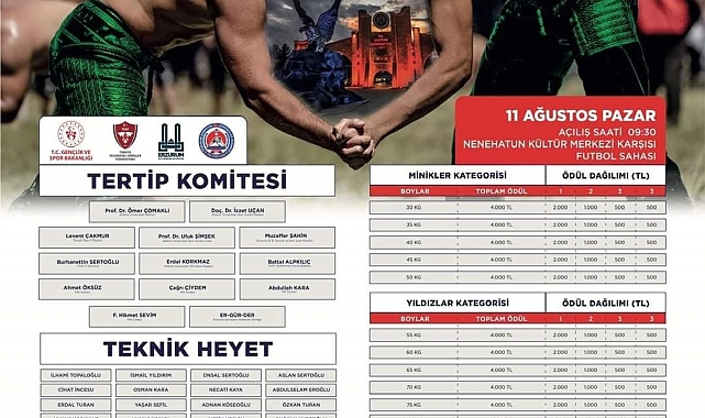 Karakucak Güreşleri Atatürk Üniversitesinde Yapılacak