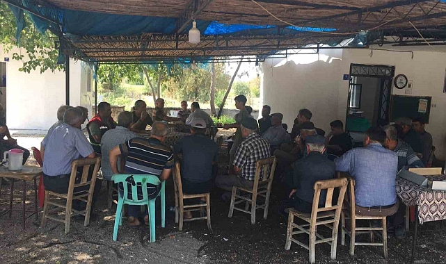 Karpuzlu İlçe Tarım ve Orman Müdürlüğü Çobanisa Mahallesi’nde çiftçilerle buluştu